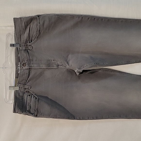 Men's Gray Jean Thin thigh and leg at the hip. Slim cenido - Picture 3 of 11